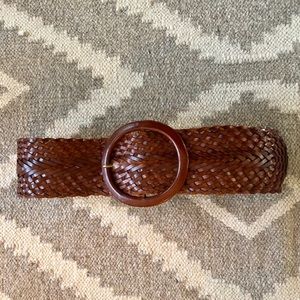 Anthropologie woven leather belt